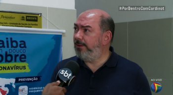 O secretário de saúde do Recife, Jailson Correia, concedeu entrevista durante o programa Por Dentro com Cardinot