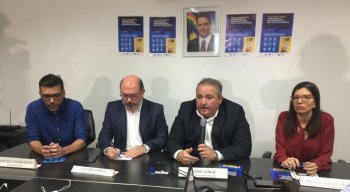 Secretário Estadual de Saúde, André Longo, concedeu entrevista coletiva para dar os detalhes