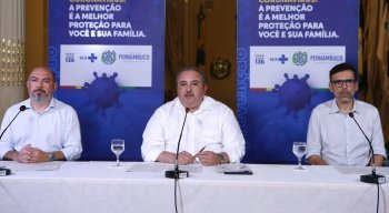 Coletiva sobre o coronavírus em Pernambuco