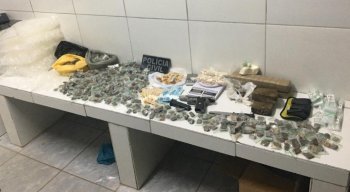 Apreensão de drogas durante operação da Polícia Civil