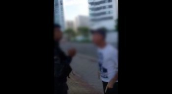 Idoso foi detido após desacatar os policiais militares