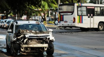 O acidente aconteceu na manhã desta quarta-feira (29)