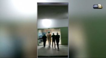 Vídeo foi gravado pela denunciante no local