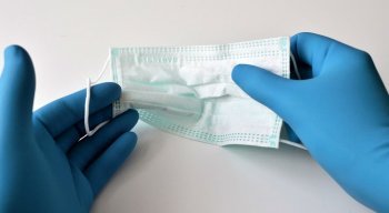 Máscaras são utilizadas como proteção contra covid-19