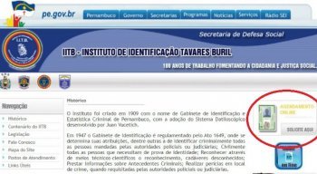 O agendamento online para retirar a carteira de identidade já está disponível no site do Instituro Tavares Buril (IITB)