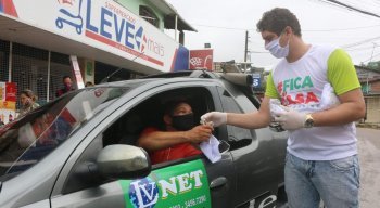 Uma equipe também está responsável por realizar a sanitização da área