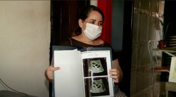 Wilma Balbino, de 37 anos, descobriu que está grávida de quadrigêmeos