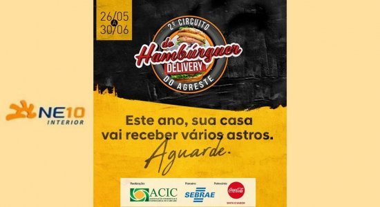 Circuito do Hambúrguer do Agreste será no formato delivery em 2020