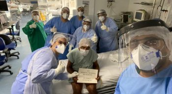 HRA comemora primeira alta da UTI Covid-19