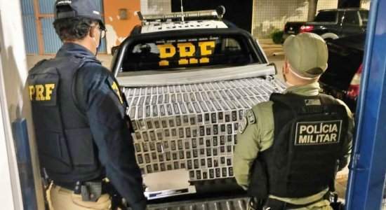 Primos são detidos ao transportar 17,4 mil maços de cigarro em São Caetano