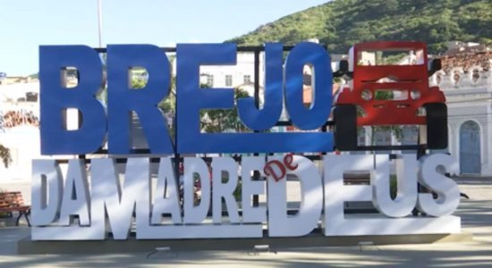 Letreiro de Brejo da Madre de Deus, no Agreste
