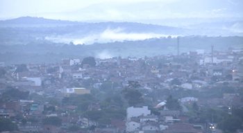 Neblina nas primeiras horas da manhã em Caruaru