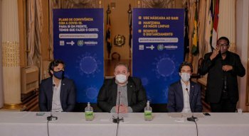 Coletiva online do Governo de Pernambuco sobre a retomada das atividades