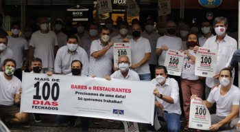 Há mais de 100 dias com estabelecimentos fechados, trabalhadores do setor pedem reabertura