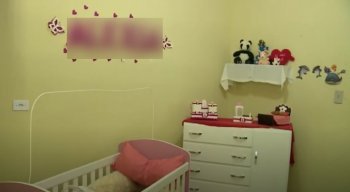 O quarto do bebê já estava pronto e todo decorado