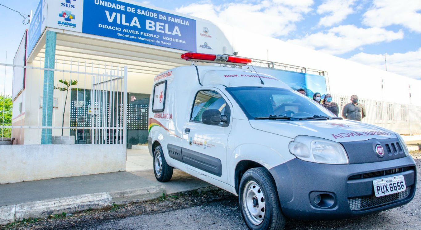 Ambulância do bairro Vila Bela, em Serra Talhada
