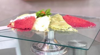 Tapioca colorida é a receita especial do chef Rivandro França
