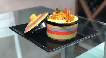 Batata-doce com camarões, tem combinação melhor?