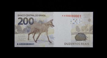Banco Central (BC) lançou a nova nota de R$ 200,00 com a imagem do lobo-guará