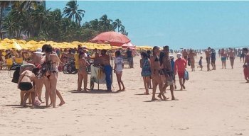 Movimentação na praia de Boa Viagem, na Zona Sul do Recife. no feriado de 07 de setembro
