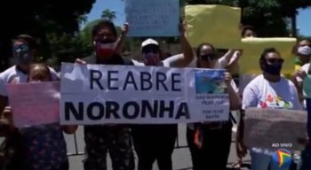 Ao todo, cerca de 100 pessoas participaram da carreata para cobrar uma maior flexibilização do Governo do Estado