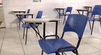 As aulas presenciais só foram liberadas para alunos do Ensino Médio