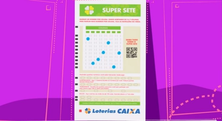 Veja o resultado da Super Sete 396 desta segunda (22).