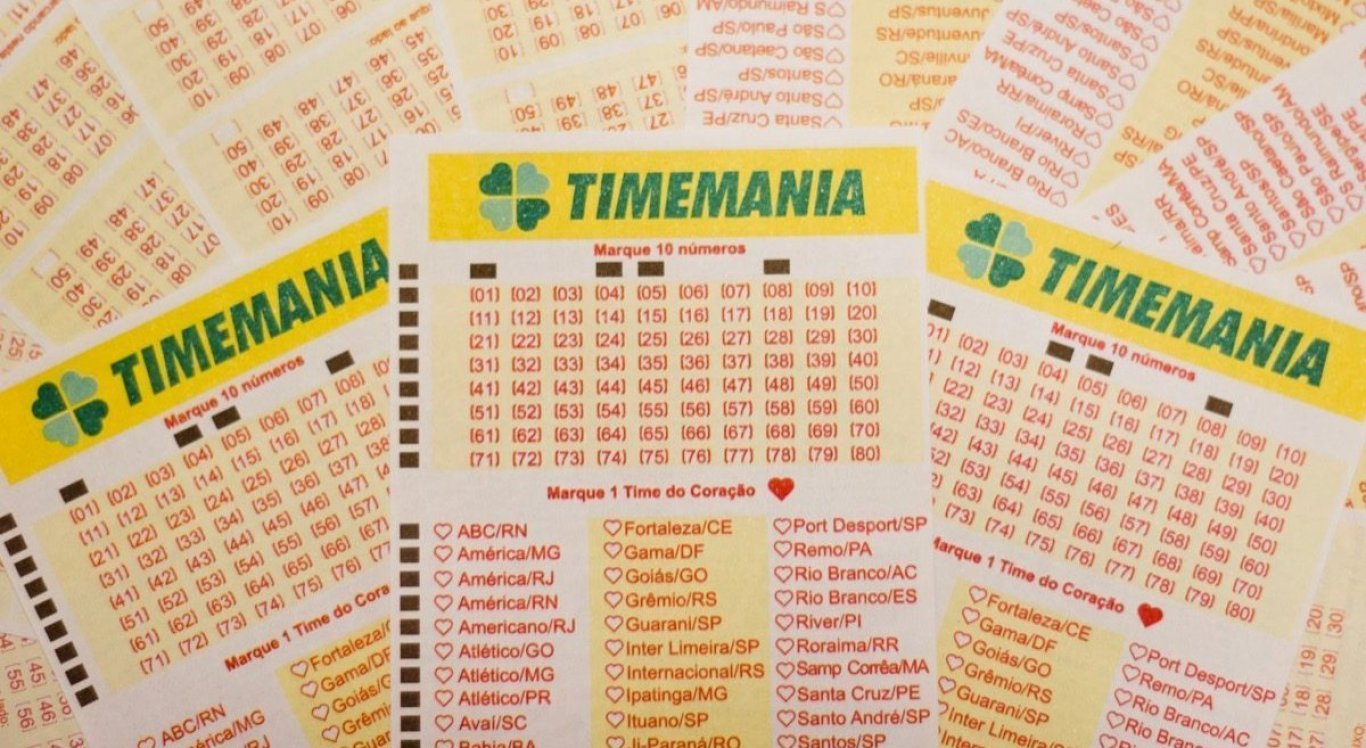 TIMEMANIA: Veja o resultado da Timemania, concurso 1820, desta quinta-feira, 11/08