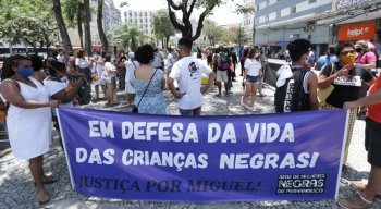 O movimento contou com a participação de organizações sociais ligadas às causas negras e à infância