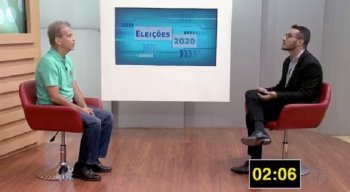 De acordo com sorteio, o primeiro entrevistado foi o Coronel Feitosa (PSC).