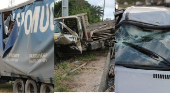 O acidente aconteceu na BR-101, no Cabo de Santo Agostinho