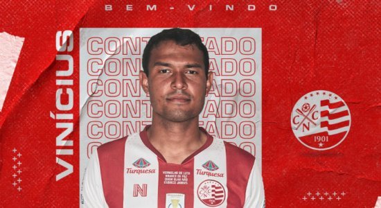 Vinícius tem 27 anos e chega para o lugar de Salatiel no Náutico