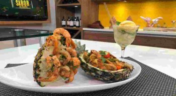 Frutos do mar e da terra em mais uma receita do Sabor da Gente