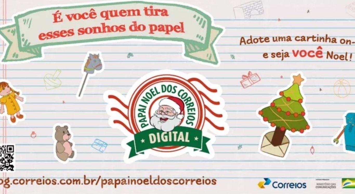 Por causa da pandemia da covid-19, neste ano, padrinhos que desejam adotar pedidos de cartinhas dos pequenos, no Estado, devem fazer o processo pela internet