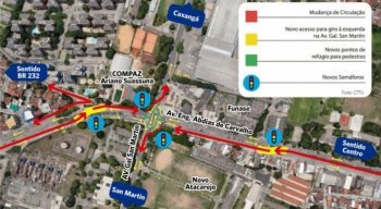 A mudança pretende dar mais mobilidade e fluidez aos condutores de veículos e passageiros que trafegam pela via, além de promover mais segurança aos pedestres