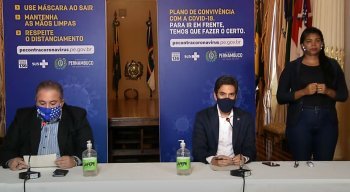 Coletiva online do Governo de Pernambuco nesta segunda-feira (7)