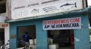A imagem foi compartilhada pelos internautas, que interpretaram a mensagem de forma bem humorada