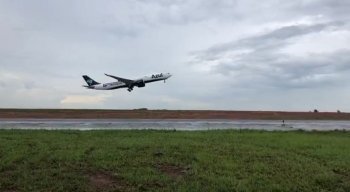 Avião partiu da cidade de Campinas, em São Paulo, com destino ao Aeroporto Internacional do Recife/Guararapes - Gilberto Freyre