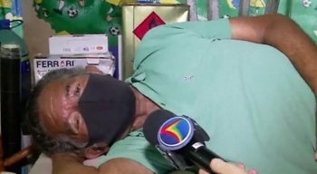 Eriberto Pereira, de 71 anos, tem um quiosque e diz já ter sofrido mais de 30 arrombamentos no local