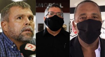 Roberto Freire (E), Joaquim Bezerra (C) e Josenildo ''Doddy'' (D)
