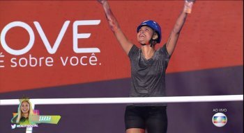 Sarah venceu a prova do Líder