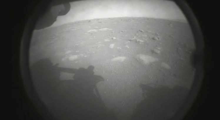Primeira foto enviada pela sonda