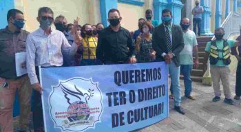 Pastores evangélicos fizeram protesto em Gravatá.