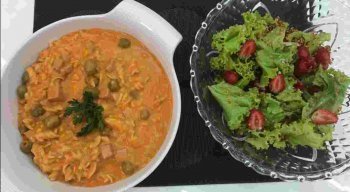 Receita de Macarrão de Panela de Pressão do chef Rivandro França