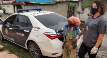 A idosa de 75 anos foi resgatada pela Polícia Civil