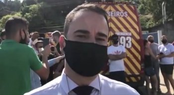 O delegado Ricardo Casagrande chegou ao local minutos depois do ocorrido e falou sobre o caso.