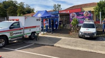Creche onde aconteceu a chacina no município de Saudades, em Santa Catarina