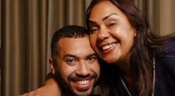 Gilberto Nogueira e sua mãe, dona Jacira Santanna