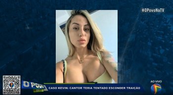 Bianca Dominguez estava com MC Kevin no dia da morte do cantor, último domingo (16).