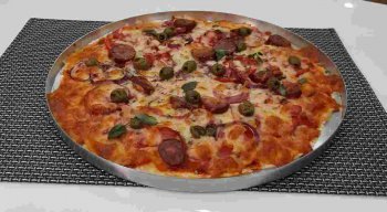 Pizza de Macaxeira, receita preparada pelo chef Rivandro França
